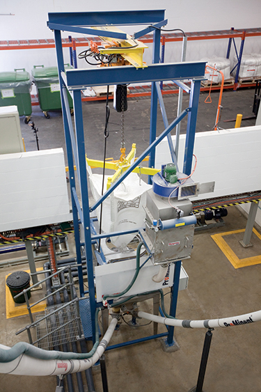 Bulk Bag Discharger Systems Handle Fluoride Powder for Potable Water Treatment